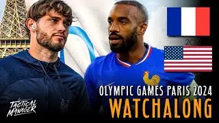 USA vs France Live watchalong | USMNT 2024 Olympics