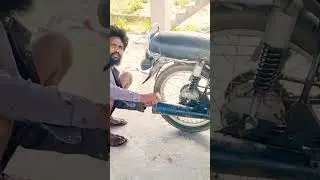 crazy Modified silencer #viral #village #villagelife #villagevlog #kamareddy