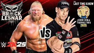 WWE 2K25 Brock Lesnar Vs. John Cena | Extreme Rules Match With Special Guest Referee Ron Cena
