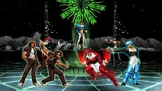 [KOF DL]:- C.Kyo 10 M Vs (C.Iori Blood & Kasim Lv2) 7P