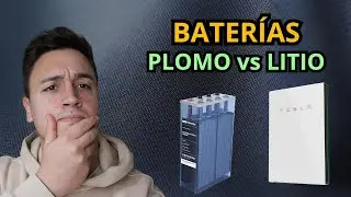 ☀️ Baterías de PLOMO vs LITIO para PLACAS SOLARES ¿Cuál es mejor?