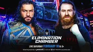 WWE UNDISPUTED WWE UNIVERSAL CHAMPIONSHIP - SAMI ZAYN VS ROMAN REIGNS