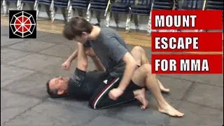 Mount escape for MMA