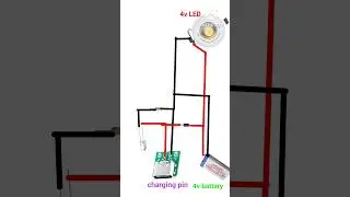 LED charging circuit #electrical #youtubeshorts #shortfeed #shorts