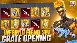 New Mummy Set Crate Opening | Inferno Fiend Set Crate Opening Pubg | Sealed Neether M416 Opening