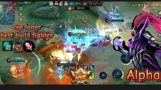 Alpha 15 kills Alpha best game play as exp laner #mlbb #Alpha #mobilelegends