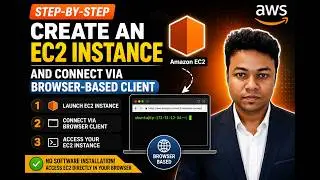 Create a EC2 on AWS and connect via browser based client