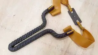 Making a Survival Slingshot from Rebar