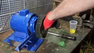 Как отполировать нож при помощи самодельных кругов How to polish a knife with homemade circles