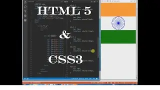 make indian flag using html and css ...