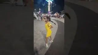 Anastasia dances in Anapa park #dance #dancer #shortvideo #travel  #shorts