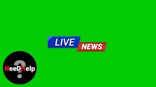 News Green Screen Effects | Need Help?