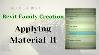 Revit Family Creation | Applying Material-11 |