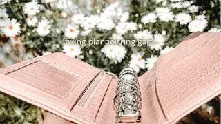 Fixing Planner Ring Gaps (super quick and easy!)