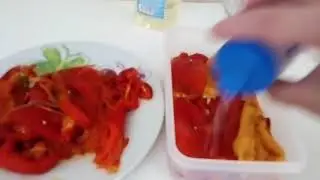#Маринованный Красный Перец 👍👍👍Готовим и Сразу Съедаем!!!