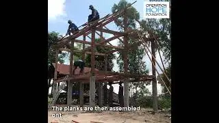 Cambodia House Building Timelapse