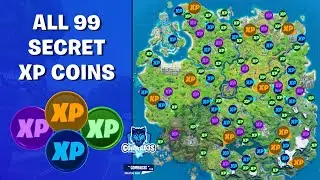 All 99 XP Coin Locations in Fortnite - All Secret XP Coins Chapter 2 Season 3