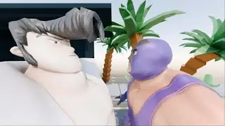Blender Animation Short | BIG WINNER | Big Vegas vs El chupacabra