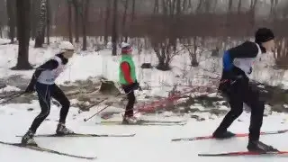 Курлыкина Екатерина на первенстве г. Ульяновска по лыжным гонкам. 