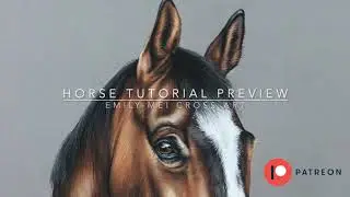 30 minute horse pastel tutorial preview #beginnerartists #pastelart #pasteltutorial #pastelpencils