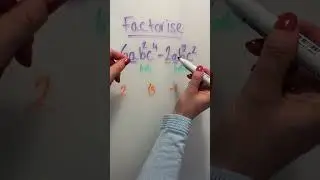 Factorise a GCSE expression
