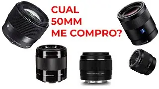 Lentes BARATOS de 50mm para RETRATOS me compro para mi sony a6000/6100/6300/6400/6500/6600