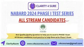 NABARD GRADE A EXAM ONLINE TEST SERIES 2024