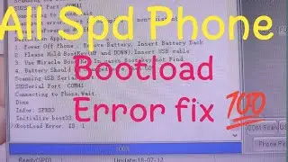 Bootload error fix all Spd mobile for miracle thunder 2.82 free tool