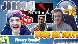 Streamers React to *NEW* Fortnite x Michael Jordan Event Coming to Fortnite!