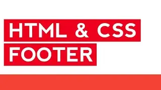 Build a Sleek Website Footer in Minutes (HTML & CSS Tutorial)