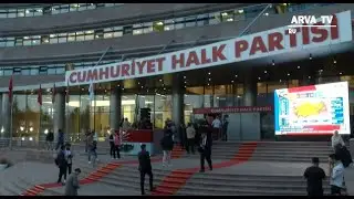 ПРЯМОЙ ЭФИР штаб-квартиры CHP в Анкаре