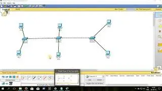 How to create a Bus topology using cisco  packet tracer