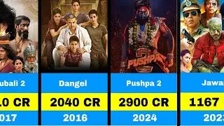 Top 50 Highest Grossing Indian Movies Of All Time || Pushpa 2