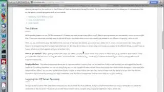 Text files on Linux and text editors