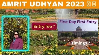 Amrit UDHYAN 2023 Rashtrapati bhavan  