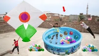 Kite Cutting Vs Balloon Challenge Speed Air | Kite