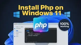 How to Install PHP on Windows 11 (2025) | Complete Setup for Beginners