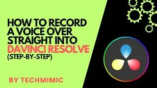 How to RECORD a voice over STRAIGHT into DAVINCI RESOLVE (Fairlight Tutorial)