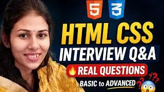 Top 50 HTML CSS Interview Questions Asked in My Interview 😱