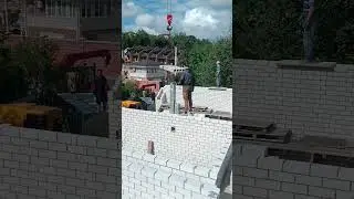 Монтаж плит Кузьминка, плиты Борского завода, кран 25т стрела 31м