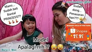 NURIA MINTA BANTAL PRINCESS 👸 SEPERTI SQUISHY & BULU ANGSA 🦢MAMA CARI DI MANA YA?? 😲🤔 