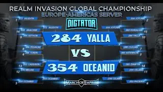 🔴 [LIVE] REALM INVASION GLOBAL CHAMPIONSHIP [ R284 vs R354 ] - March Of Empires FINAL BATTLE 🔥🔥
