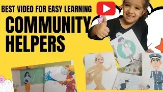 Community Helpers for Kids 👩‍💻 #kidslearning #communityhelpers