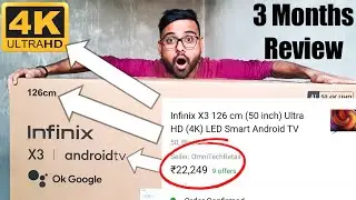 Best 4k tv 2024 । Infinix x3 50 inch