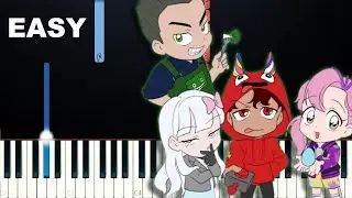 Give me candy - GARTEN OF BANBAN (Easy Beginner Piano Tutorial)
