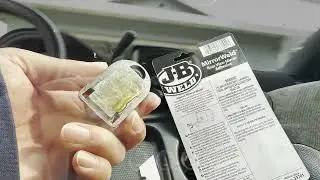 DIY JB-Weld  MirrorWeld Rear-View Mirror Adhesive