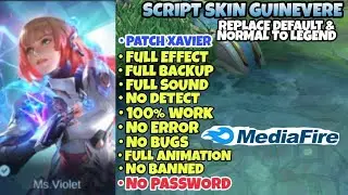 Script skin Guinevere Legend No Password patch Terbaru 2022 Full Effect, Full background,-mobile leg