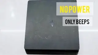 ps4 slim beeps but won't turn on