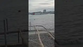 Arrival of ferry boat at Virac Port #virac #catanduanes #ferryboat