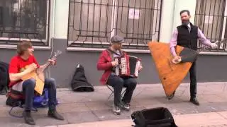 Русская дорога.Трио музыкантов.Игорь Растеряев.Russian road